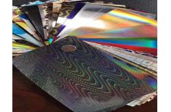 China Waterproof Holographic Heat Transfer Foil Sheets Eco Friendly Materials supplier
