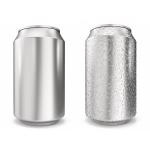 Sleek 250ml Blank Aluminum Soda Cans Soft Drinking With Customized Shape for sale