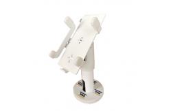China White Anti Theft Tablet Holder Metal Rotatable Security POS Terminal Display Stand supplier