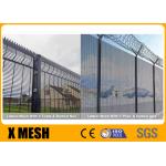 4mm Wire Metal Mesh Fencing 76.2x12.7mm Opening Powder Coated Mesh Fencing for sale