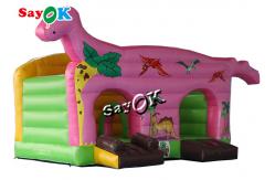 China Customized Kids Inflatable Amusement Park T-Rex Dinosaur Theme Bouncy Castle supplier