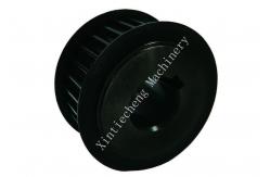 China Black Cast Iron Timing Belt Pulley For Power Transmission Belt Idler Pulley supplier