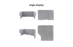 China Anti-Noise 100% Recyclable Polyester Fiber Pet Acoustic Desk Panel for Office supplier