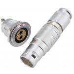 M18 Hybrid Electrical-Pneumatic Connector 6 Signals + 2 fluidic Plug and Socket Set FGG/EGG for sale