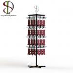 4 Sides Wire Grid Metal Floor Display Stands Modern Fashion Style for sale