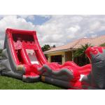 Colorful Hippo Water Slide / Inflatable Wave Water Slide With Silk Printing for sale