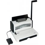 6.29mm Pitch Plastic Single Spiral Coil Binding Punching Machine for sale