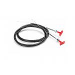 Red T Handle Control Cable Assembly For Throttle Control / Regulating Valve for sale