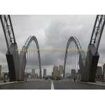 Heavy Duty Bailey Structural Steel Bridge Strong Quakeproof Steel Arch Bridge for sale