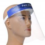 Anti Fog Disposable Protective Face Shield PET Spatter Prevent Protection for sale