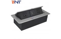 China Zinc Alloy Concealed Mounted Power Outlet Sockets supplier