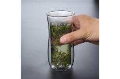 China Double Walled 350ml Borosilicate Glass Turkish Tea Cups supplier