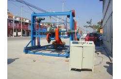 China DS2000 Automatic Double Blades Circular Sawing Swing Blade Saw Mill Machine supplier