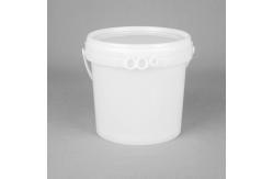 China Food Industry Plastic 33oz 1L Paint Pail With Lid , Empty Ice Cream Bucket supplier