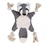 Skin Friendly Creative Pets Plush Toys Dog Biting Hemp Rope Toy Breathable for sale