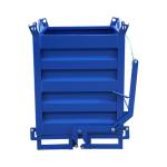 Heavy Duty Forklift Crane Attachment Waste Bin Container 1000L/H Dumping Capacity for sale