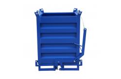 China 1000L/H Industrial Trash Bin Container For Bottom Drop Bot Dumping Processing supplier