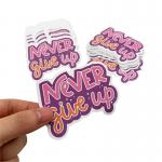 Customized Die Cut Sticker Printing Pvc Label Stamping for sale
