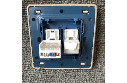 China Computer Broadband Network Information Terminal RJ45 Socket / Telephone Wall Socket supplier