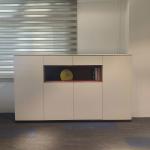 White Wooden File Cabinets Locking 2 4 6 Drawer CEO Office Lockers for sale