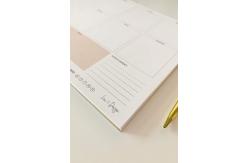China 50 Sheets Tear Off Magnetic Fridge Notepads Meal Weekly Planner Memo supplier