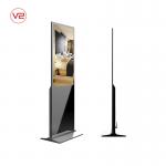 Android Wifi Floor Standing Digital Signage Multiple Languages High Color Uniformity for sale