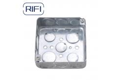 China 1.2mm Electrical Conduit Boxes Metal Wall Double Gang Conduit Box supplier