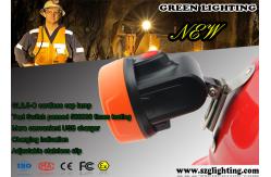 China Waterproof Anti Explosive LED Mining Cap Lights 6000 Lux Strong Brightness supplier