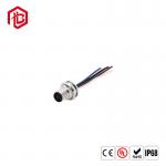 Waterproof Screw Connection M12 PG Type Female Cable Plug IP67 Plastic Shell M12 4pin Connector for sale