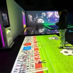 Mobile Interactive Floor Projection System 5000 Lumens Floor Projection for sale