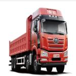 8x4 12 Wheeler 60 Ton Heavy Duty Dump Truck FAW J6P Model LHD Earthmoving With Reinforced Leaf Spring Suspension for sale
