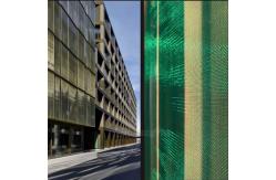 China Colorful metal Mesh Fabric Laminated Glass Facade supplier