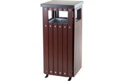 China Outdoor Trash Can Garbage Recycle Bin Metal Trash Recycling Trash Can supplier