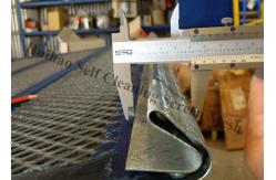 China 65MN Manganese Steel Self Cleaning Screen Mesh For Quarry Aggregate Industry supplier