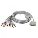 12-Channel ECG Machine Spare Parts Tinned Copper Medical For ECG Patient Cable for sale