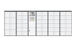 China 24 Hours Intelligent Customization Fresh Vegetable Automated Locker System With Refrigerator supplier