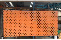 China Rectangle Perforated Aluminum Composite Panel with Customizable Perforation supplier