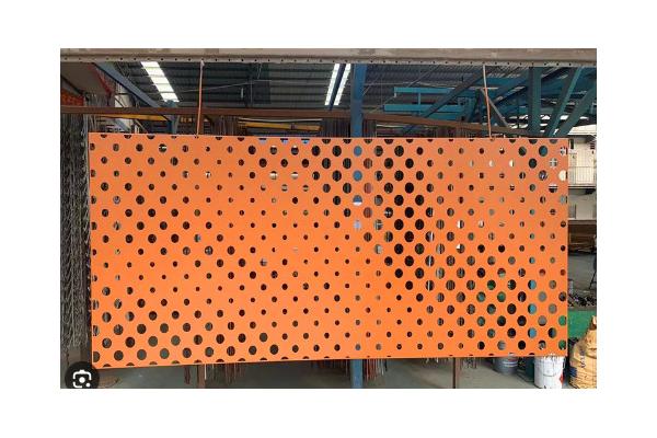 Rectangle Perforated Aluminum Composite Panel with Customizable Perforation