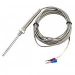 1 Meter Insulation Wire Thermocouple RTD with Stainless Steel Braided Screen for sale