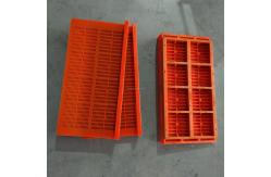 China Polyurethane Self Cleaning Dewatering Screen Mesh 30-40mm Thickness supplier