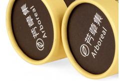 China Kraft Ppaer Tube + Ribbon Cardboard Tube Packaging Custom Print Eco - Friendly supplier