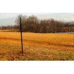 12 Gauge Black PVC Coated Welded Wire Fencing 8 inch Height 2x2 Galvanized Wire Mesh for sale