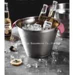 Silver 0.057cbm Stainless Steel Water Bucket Thickened Ice Barrel for sale
