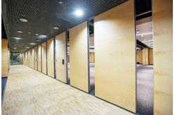 China 65 Mm Polyester Fiber Acoustic Panel Movable Door Partition Room Divider supplier