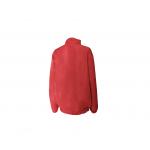 100% Polyester Winter Jacket Hexagonal Pattern Women Thermal Red Jacket Polar Fleece