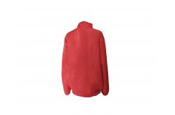 China 100% Polyester Winter Jacket Hexagonal Pattern Women Thermal Red Jacket Polar Fleece supplier