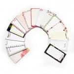 Personalized Floral Magnetic Fridge Notepads Sticky Refrigerator To Do List for sale