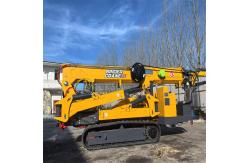 China Yellow Spider Crawler Crane 12 Ton Electric And Diesel Power Lifting Capacity supplier