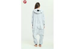 China Animal Pajamas Gray Totoro Costume Men , Totoro Onesie Adult With Flannel supplier