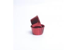 China Compostable Aluminum Foil Cupcake Liners , Disposable Muffin Baking Cup supplier